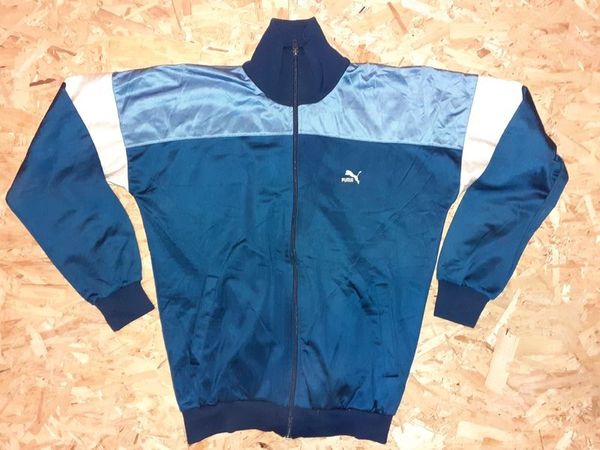 FREE POST Vintage 1980s Puma Track Jacket - Excellent Condition