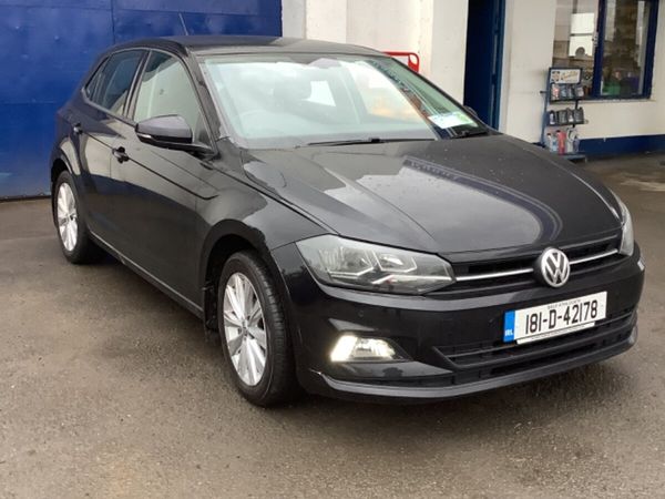 Volkswagen Polo Hatchback, Petrol, 2018, Black