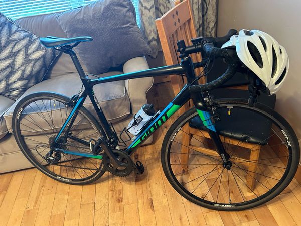 Giant contend sl 2 store 2018 road bike blue