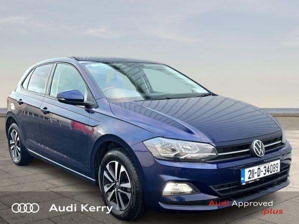 Volkswagen Polo Hatchback, Petrol, 2021, Blue