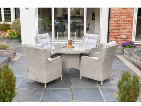 Casino 6 seater rattan dining set hot sale