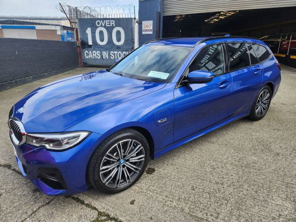 BMW 3-Series Estate, Petrol Plug-in Hybrid, 2021, Blue