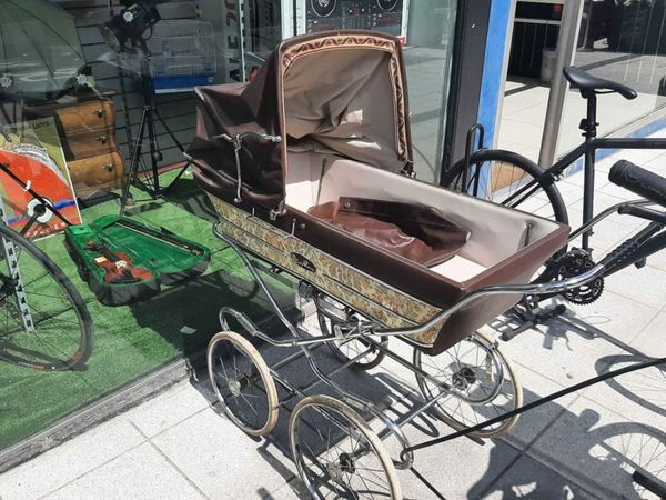 Old fashioned silver cross clearance pram