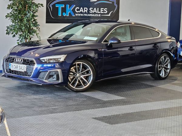 Audi A5 Hatchback, Diesel Hybrid, 2020, Blue