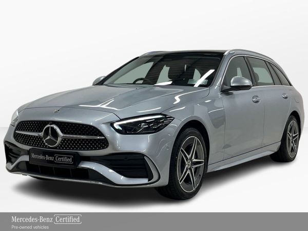 Mercedes-Benz C-Class Estate, Diesel Plug-in Hybrid, 2023, Grey