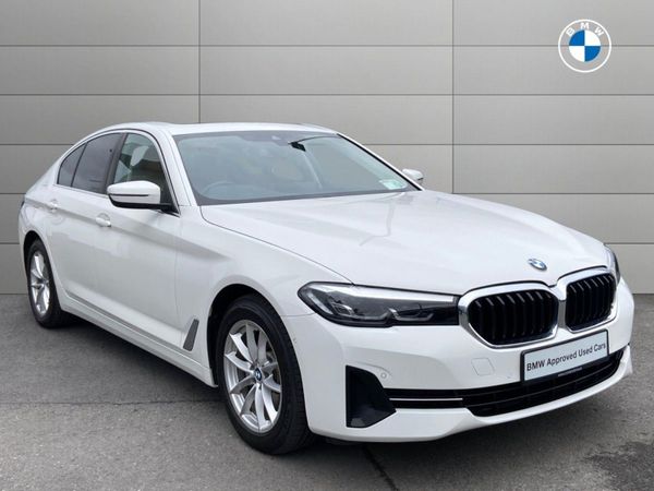 BMW 5-Series Saloon, Diesel, 2021, White