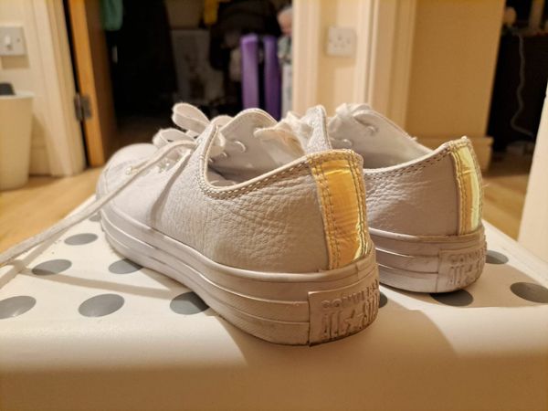 White leather shop converse ireland