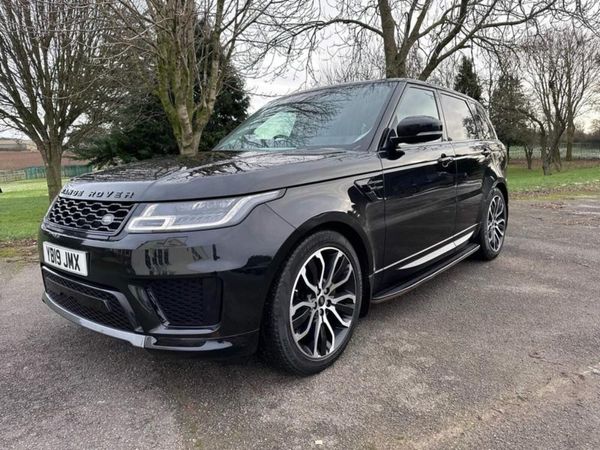 Land Rover Range Rover Sport SUV, Diesel, 2019, Black