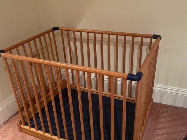 Wooden playpen sale mothercare