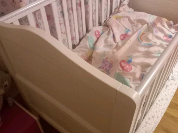 Kiddicare sleigh hotsell cot bed