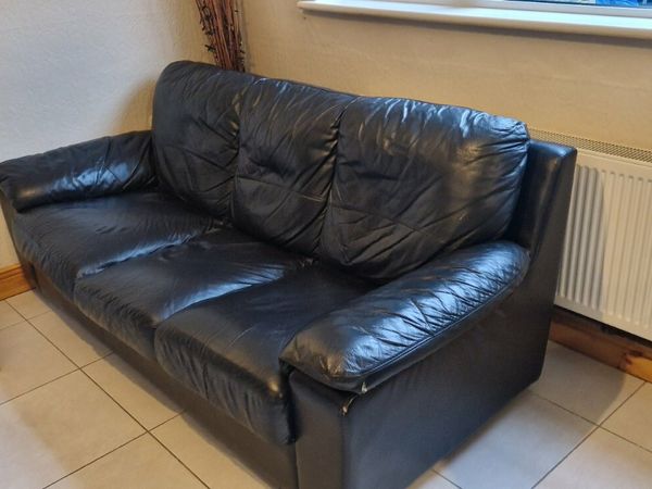 Donedeal shop leather couch