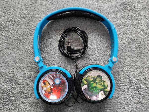 Hulk and Iron Man Kids On Ear Headphones for sale in Co. Dublin