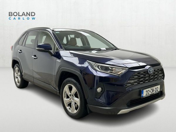 Toyota RAV4 SUV, Petrol Hybrid, 2021, Blue