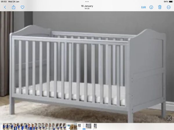 Cot bed hotsell mattress smyths