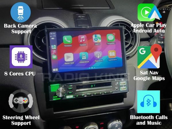 Maxca Car Radio, 2 din Carplay Radio Android auto Radio