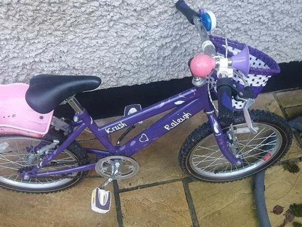 Raleigh Krush 12 Inch Wheel Girls Bike in Purple for sale in Co