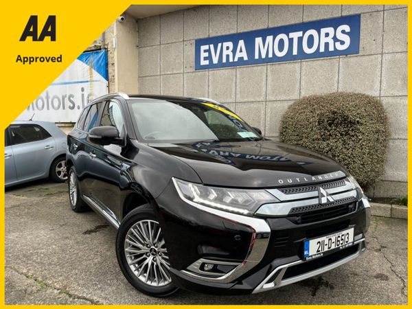 Mitsubishi Outlander SUV, Petrol Plug-in Hybrid, 2021, Black