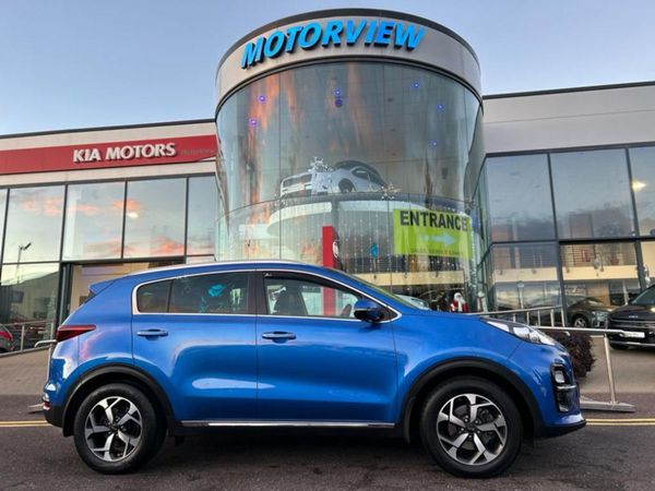 Kia Sportage SUV, Hybrid, 2020, Blue