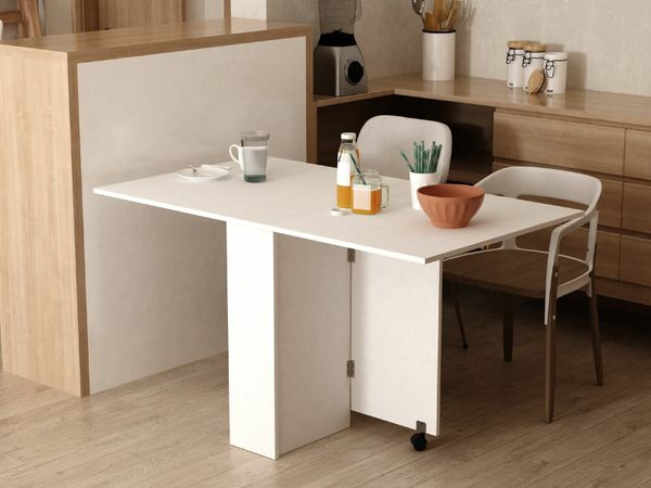 Kitchen Folding Desk Mobile Drop Leaf Dining Table for sale in Co