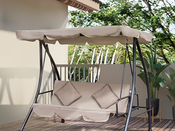 Metal swing clearance chair