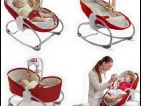 3 in 1 store rocker napper red