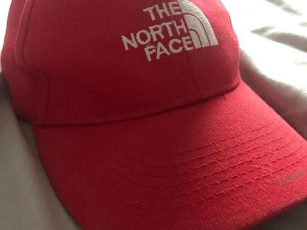 North face store cap red