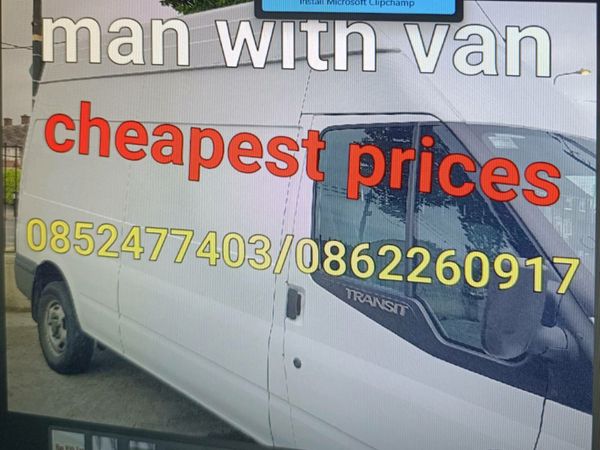 man and van cheapest