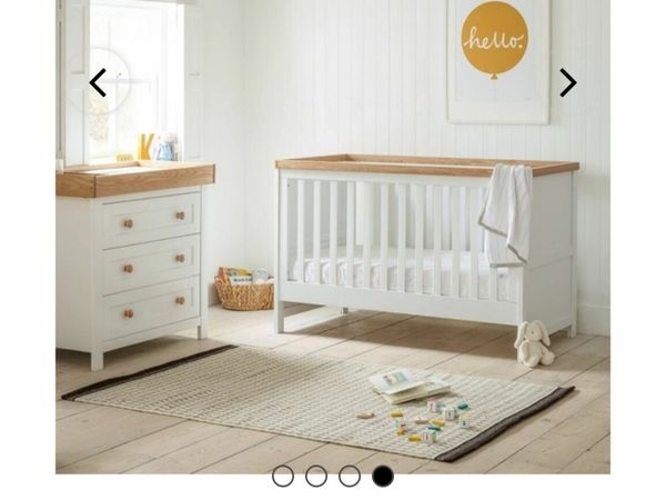 Mothercare summer clearance oak cot bed