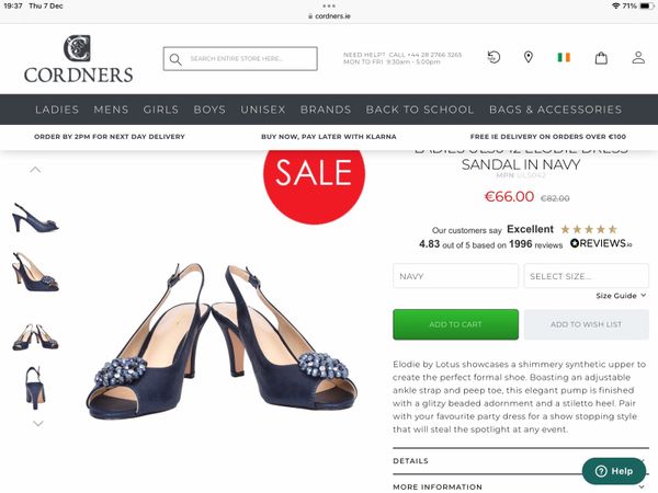 Cordners sales ladies sandals