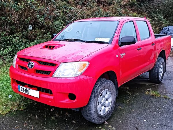 Toyota Hilux Pick Up, Diesel, 2008, Red