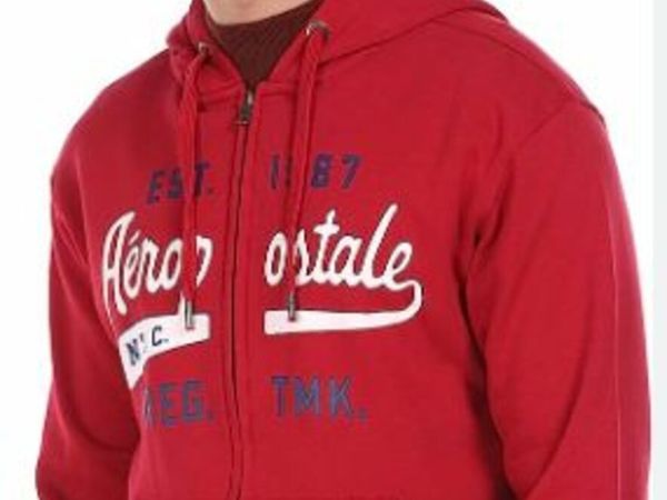 Men's red clearance zip up sweater