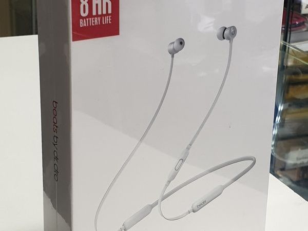 Original Beats by Dr Dre BeatsX Wireless Bluetooth Earphone [ Satin Silver  Edition ] NEW for sale in Co. Dublin for €49 on DoneDeal