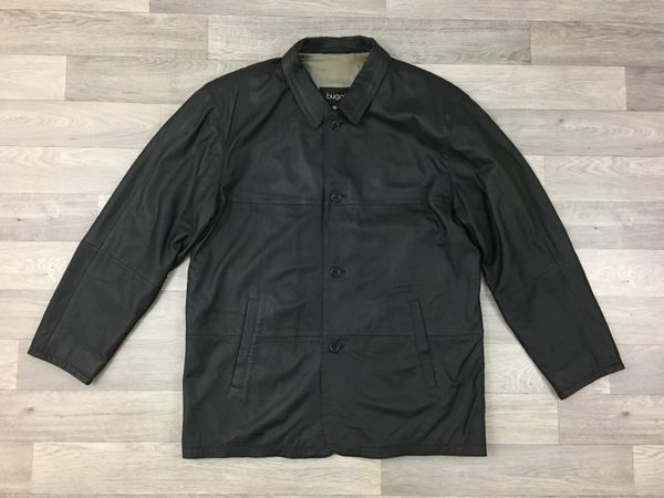 Mens xl shop leather jacket