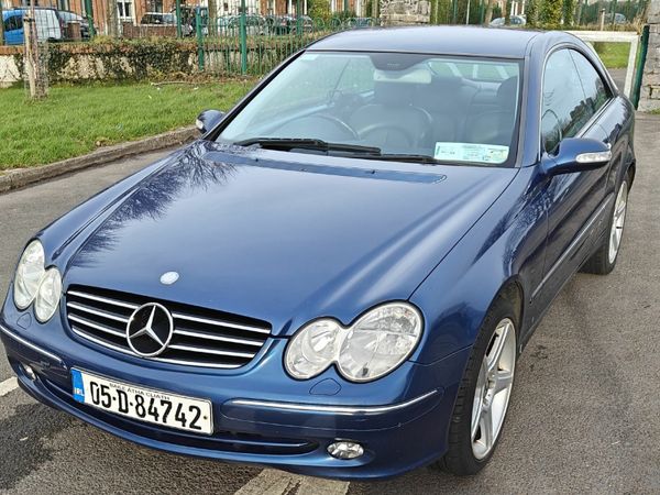 Mercedes-Benz CLK-Class Coupe, Petrol, 2005, Blue