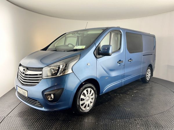 New vauxhall vivaro crew cab hot sale for sale