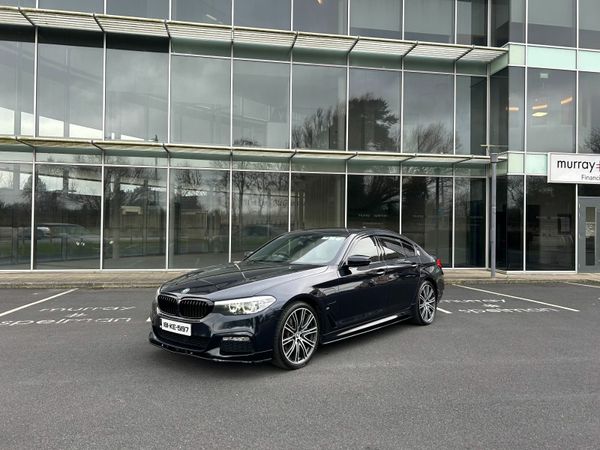 BMW 5-Series Saloon, Petrol Plug-in Hybrid, 2018, Black