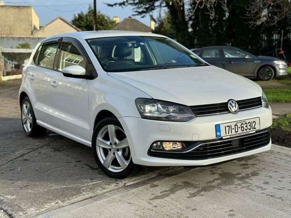 Volkswagen Polo Hatchback, Petrol, 2017, White