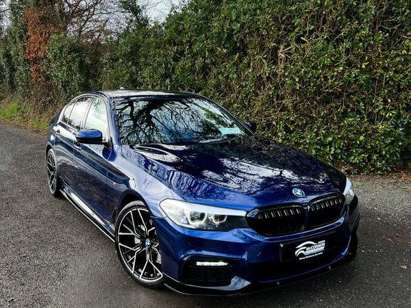 BMW 5-Series Saloon, Diesel Hybrid, 2020, Blue