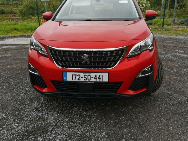 Peugeot 3008 SUV, Diesel, 2017, Red