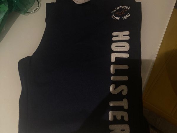 Hollister logo tank top in black