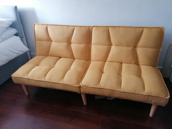 Neve linen 3 store seater sofa bed