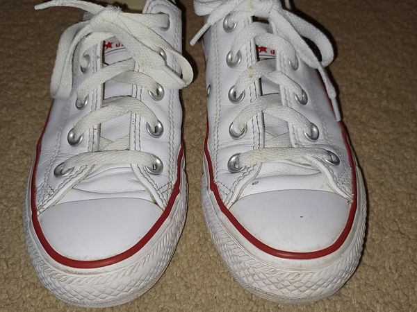 White leather sale converse ireland