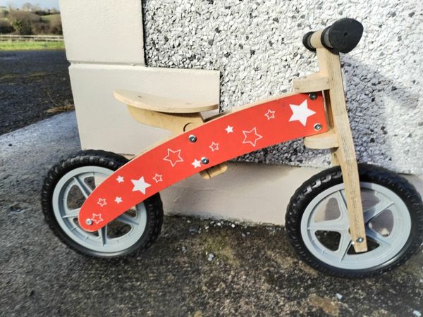 Lidl wooden balance online bike