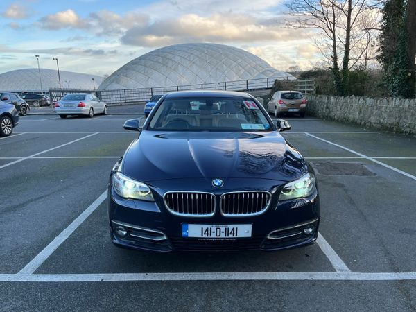 BMW 5-Series Saloon, Diesel, 2014, Blue