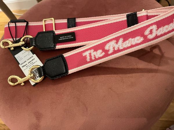 Marc jacobs webbing hot sale strap sale