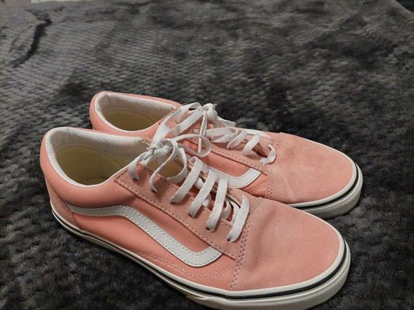 Mens pink hotsell vans shoes