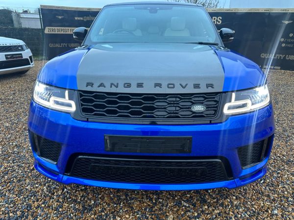 Land Rover Range Rover Sport Estate, Petrol Plug-in Hybrid, 2018, Blue