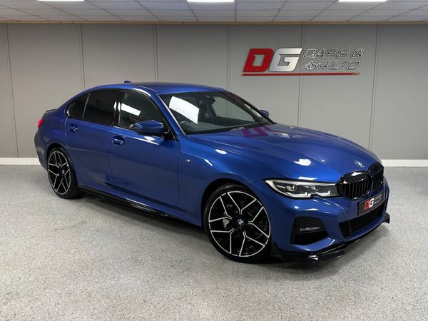 BMW 3-Series Saloon, Petrol Hybrid, 2019, Blue