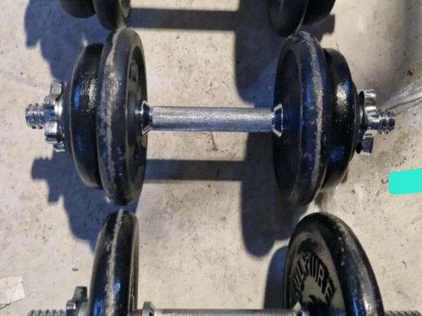 Used adjustable discount dumbbells for sale