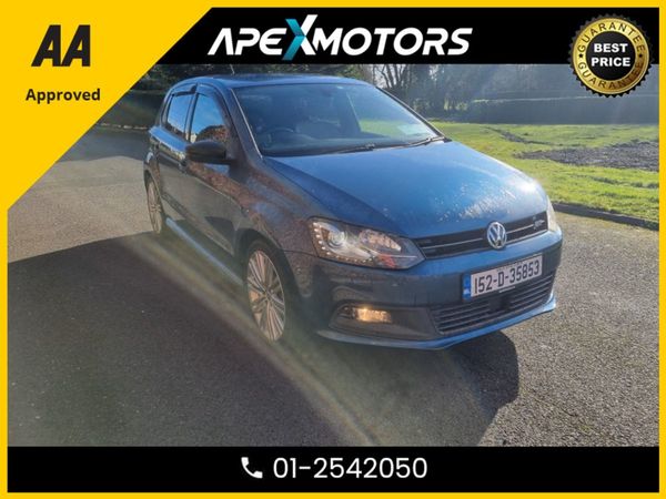 Volkswagen Polo Hatchback, Petrol, 2015, Blue